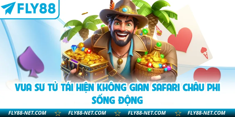 Vua Sư Tử tái hiện không gian safari châu Phi sống động